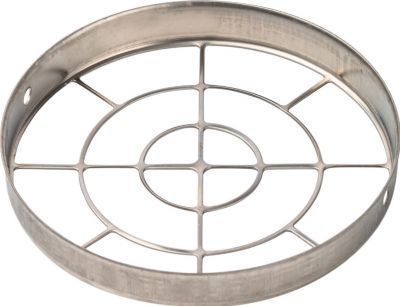 Элемент дымохода решетка из нержавеющей стали DN80 для воздухоподводящей трубы STOUT