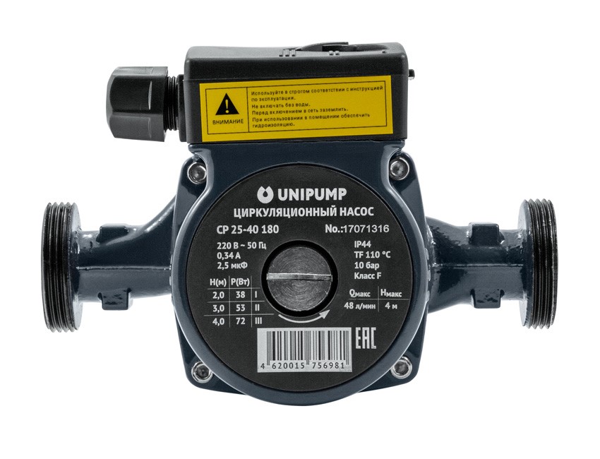 Насос циркуляционный CP 25-40 180, UNIPUMP