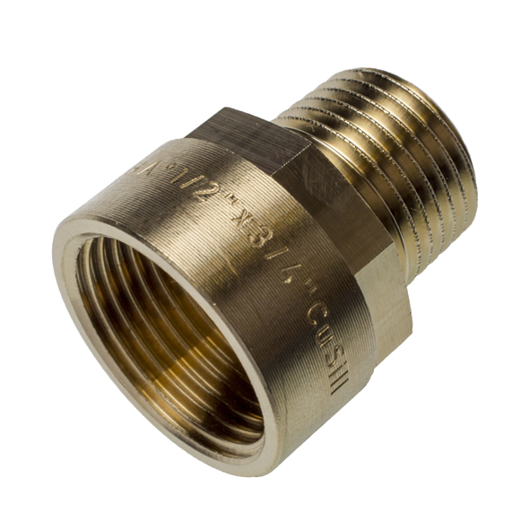 Переходник НР-ВР  1/2"x3/4" мод. 3242 (бронза) SANHA PURAFIT