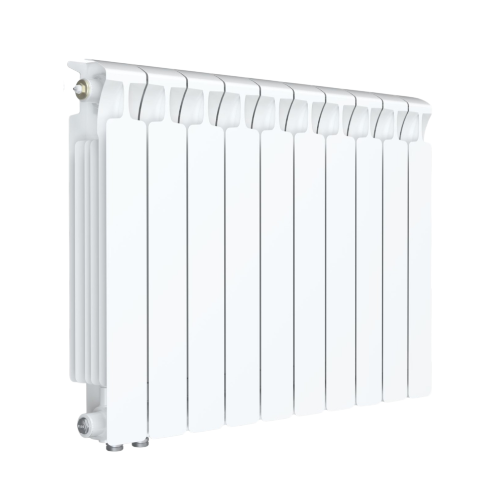 Радиатор биметаллический Monolit Ventil 350/100 10 секции (MVL) нижнее слева Rifar