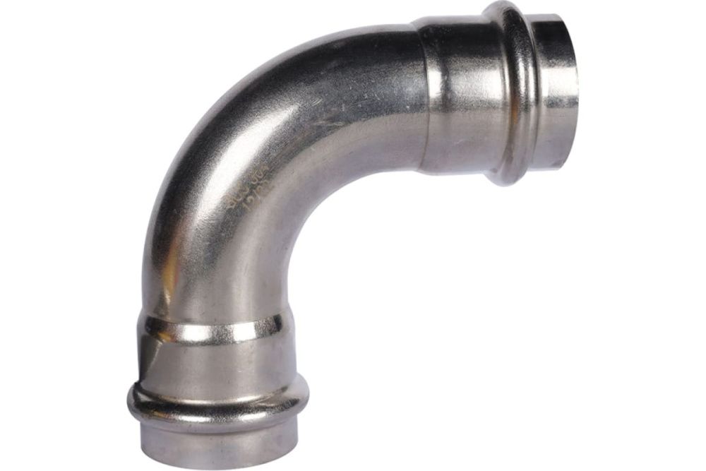 Отвод ВВ 28х90* нерж. Rommer