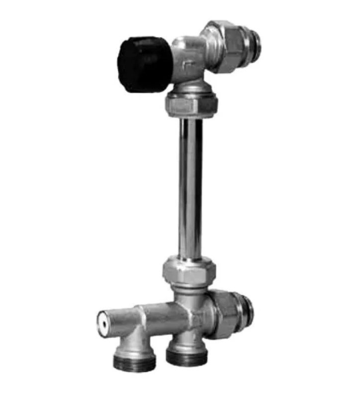 Набор для нижнего подключ. DN 15 3/4" (евроконус) двухтрубн. Rossweiner / Simplex