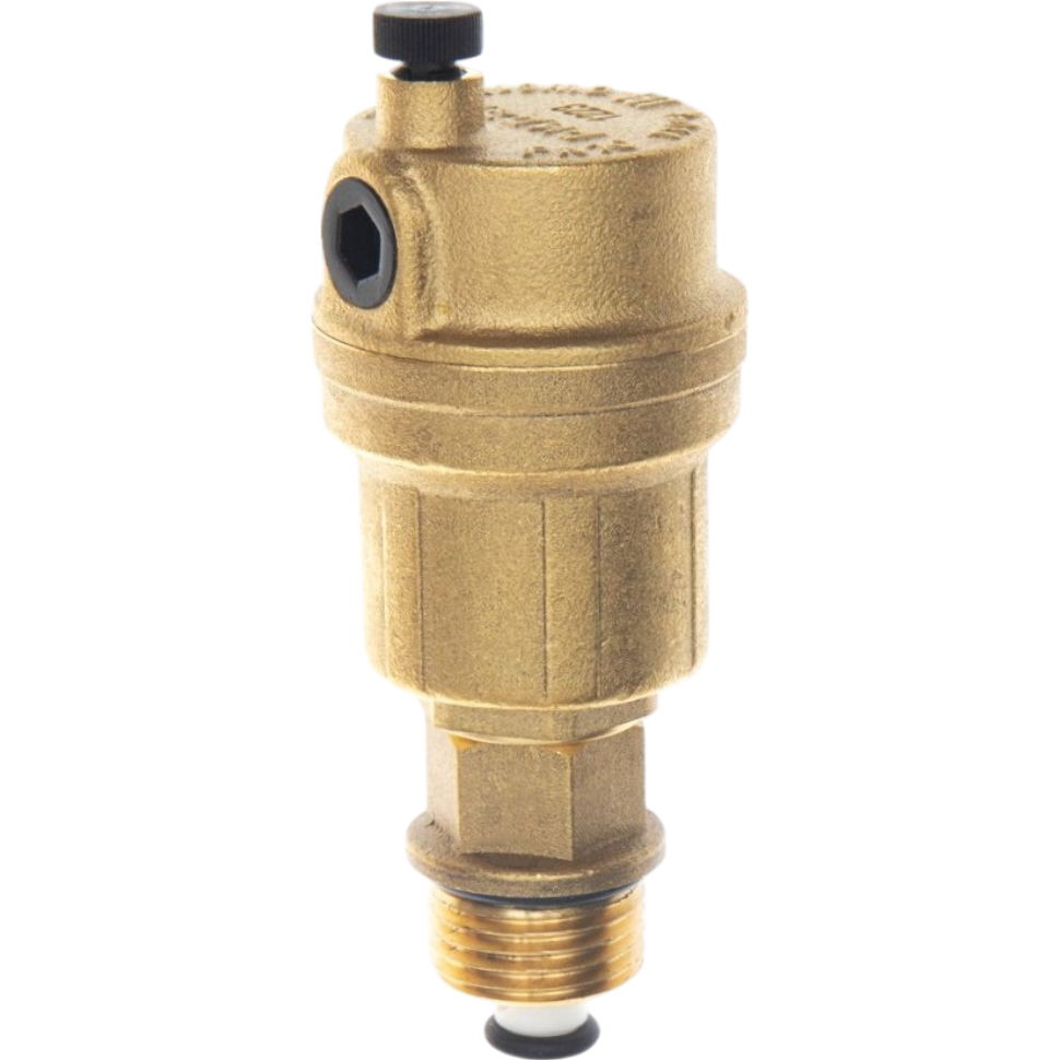 Воздухоотводчик Airvent-R PN10 DN10 с обратным клапаном DN15 Т от -10…+110С; корпус латунь, Ридан