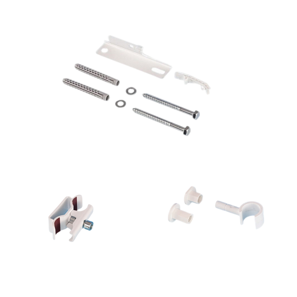Комплект крепежа к радиатору Arbonia, цвет белый 