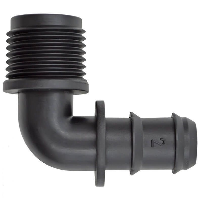 Уголок для трубки 16 мм х 3/4 " НР Green Helper