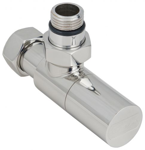  Комплект вентилей угловых (цилиндр) G 1/2" НР х G 3/4" НГ,  Сунержа (2шт)