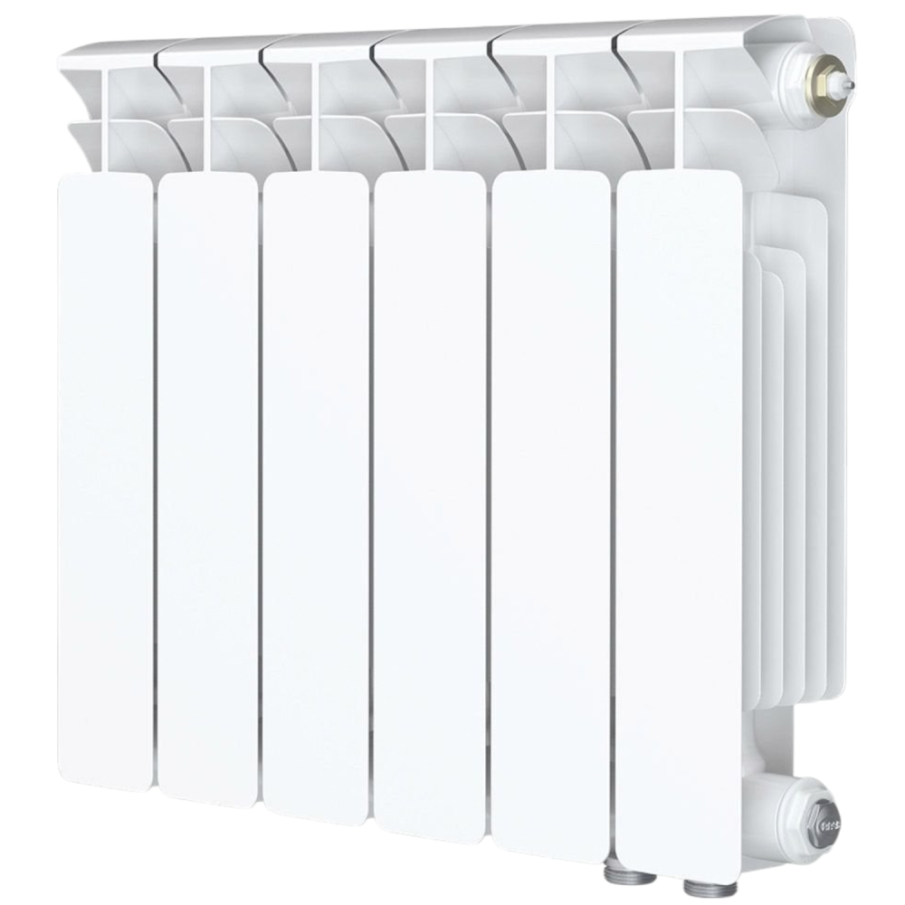 Радиатор биметаллический Monolit Ventil 350/100  6 секций (MVR) нижнее справа Rifar