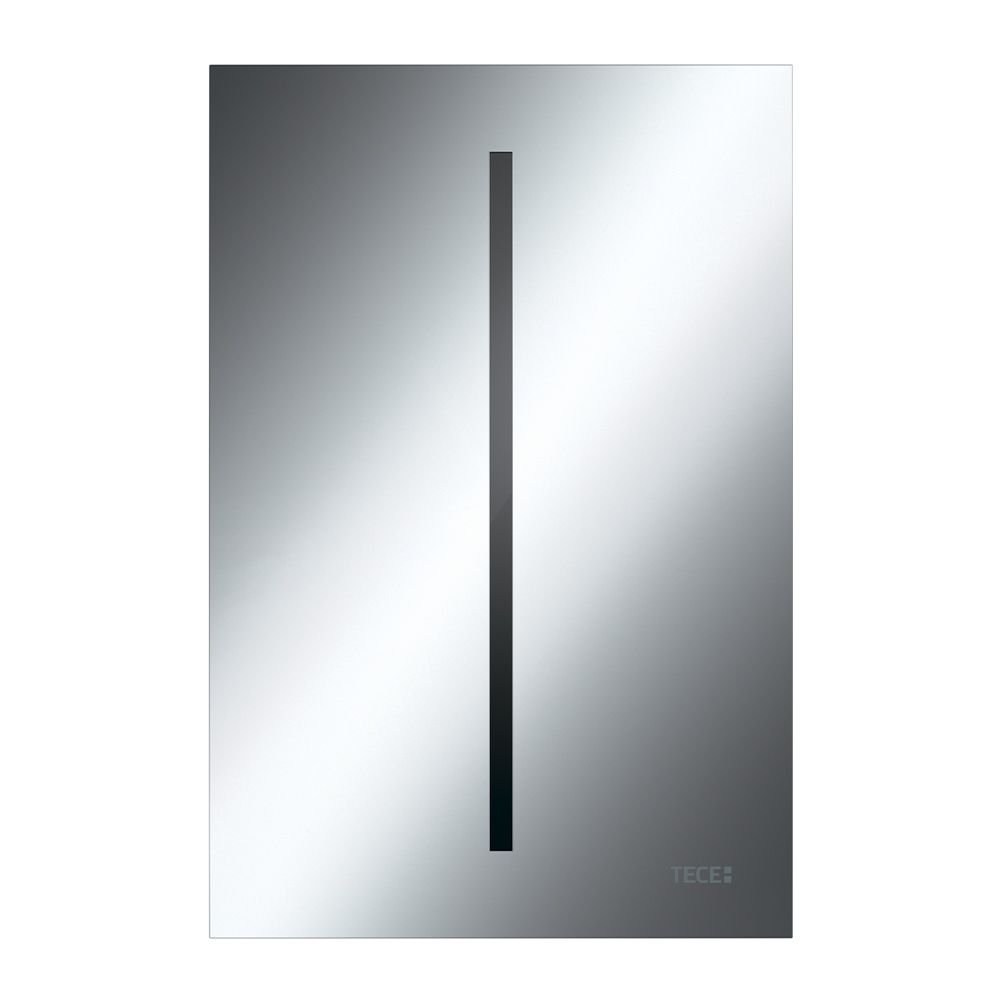 Электронная панель смыва писсуара TECEfilo, пластик, питание от сети 230 В, хром глянцевый, TECE