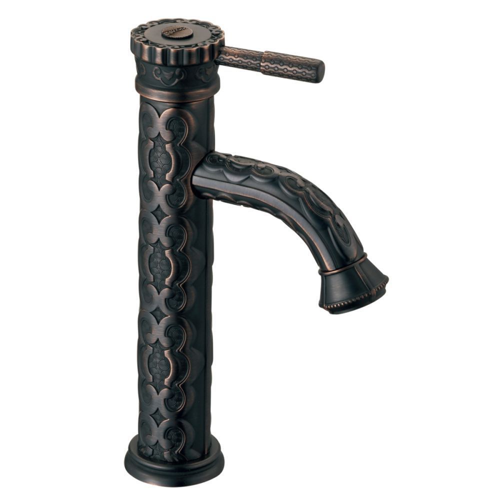 Смеситель для умывальника, монолитный (черная бронза) JASMINE, LEMARK