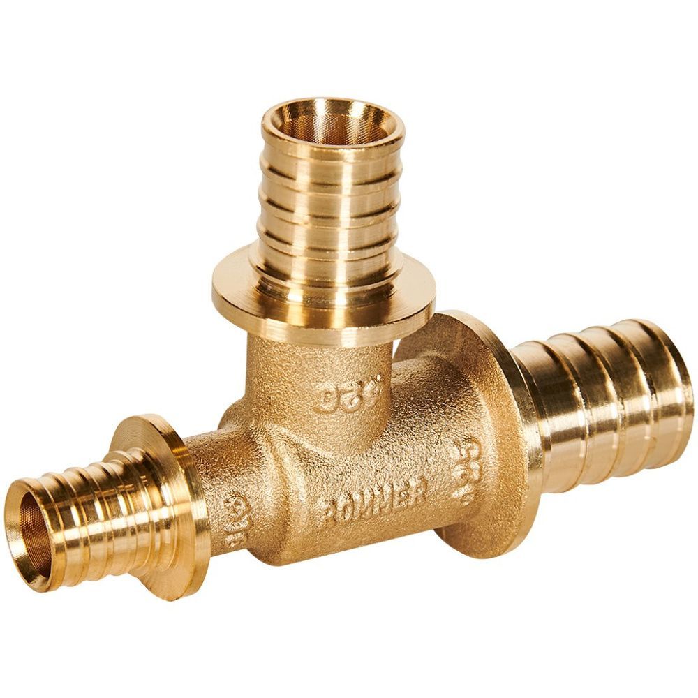 Тройник переходной 25-20-16 латунь Rommer