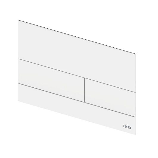 Клавиша TECEsquare II, металл, белая глянцевая TECE