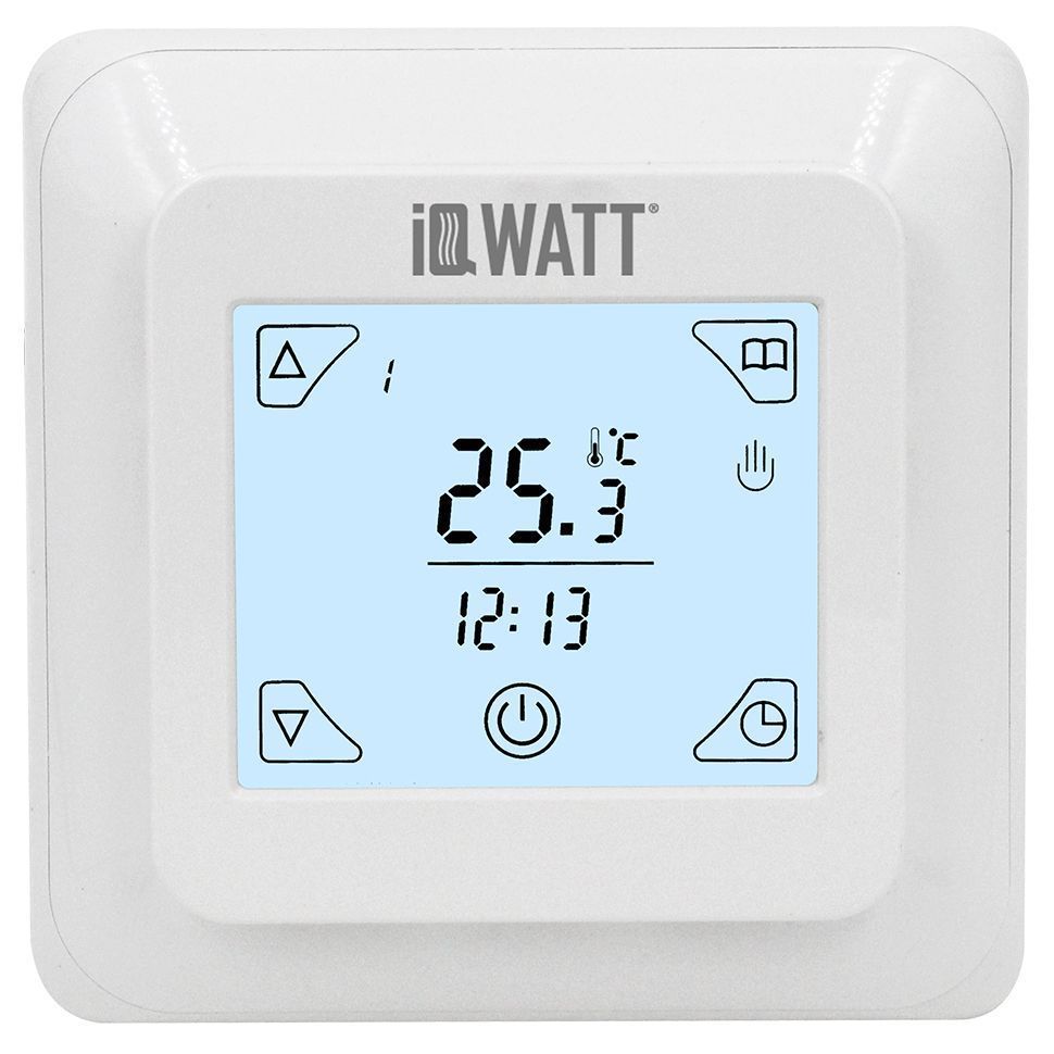 Терморегулятор IQ Thermostat TS программируемый сенсорный, белый