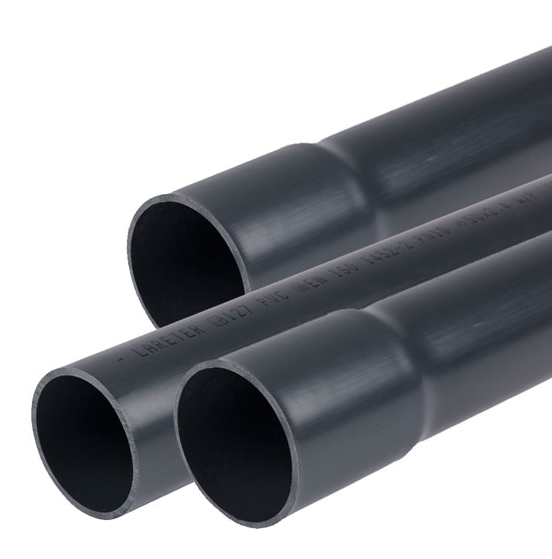 Труба PVC-U (110) PN10 (L=5 m), s=4,2мм,LARETER