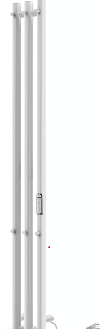 Полотенцесушитель Style 3 (electro) 120/13 (скр.монтаж, унив.подкл.R/L, Белый матовый) INDIGO