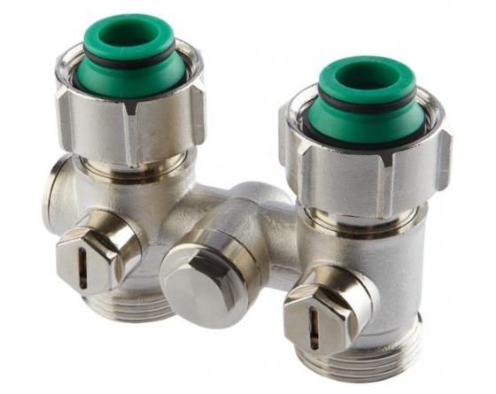 Узел нижнего подключения D2/50 прямой с б/п, 3/4х3/4 Simplex