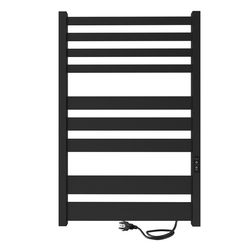 Полотенцесушитель Atlas (electro) 80/50 скрытый провод, унив. подкл., Черный муар, INDIGO