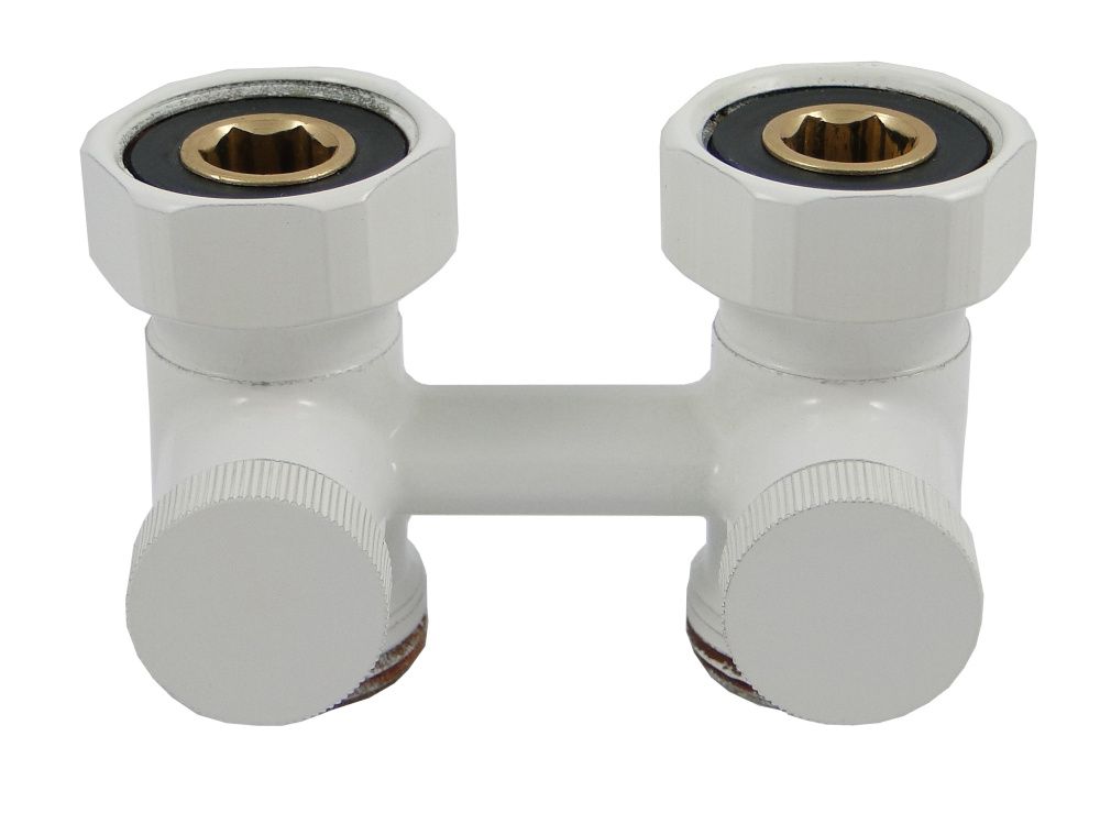 Узел нижнего подкл. G 3/4 х D3/4 прямой БЕЛЫЙ Standard Schlosser