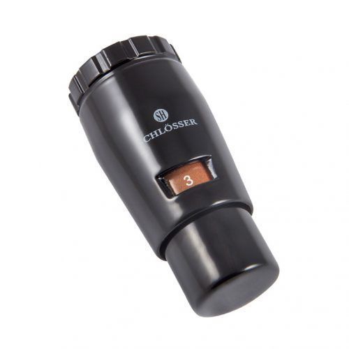 Головка термостатическая MINI 6011 DZ клемма RAL 9005 Schlosser