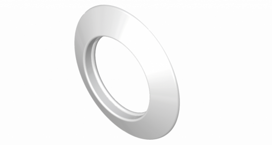 Накладка декоративная D80 (белая) ROMMER 