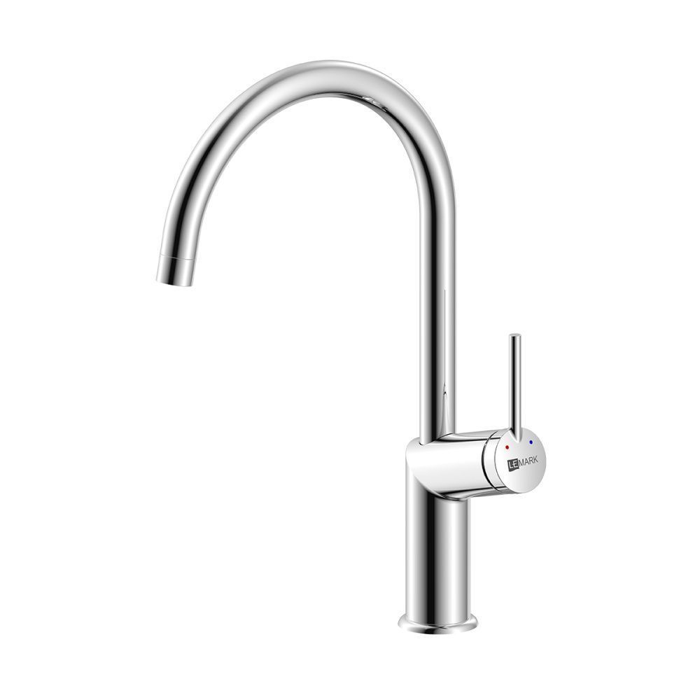 Смеситель для кухни Minima, с высоким поворотным изливом, хром, LEMARK