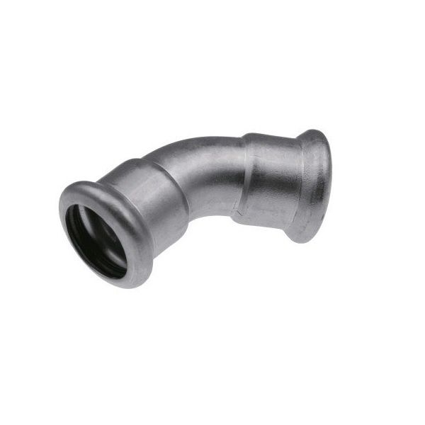 Отвод Inox press 28х45* нерж. KAN-Therm