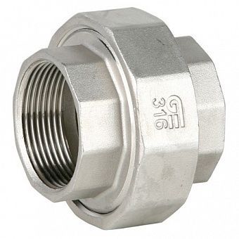 Муфта разъемная В-В DN 1 1/4', PN20, нерж. сталь AISI316