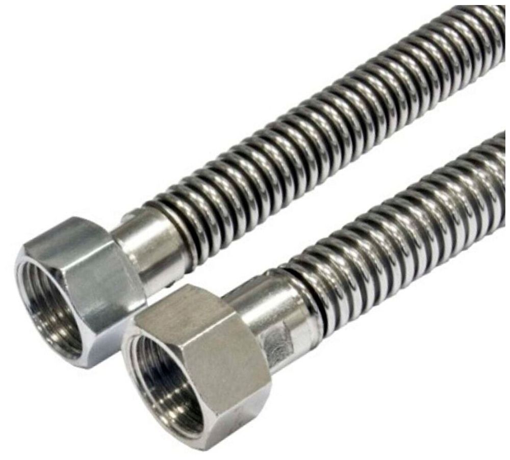 Подводка гибкая, газ, сильфонного типа 1/2" в-в,  80 см (AYVAZ)