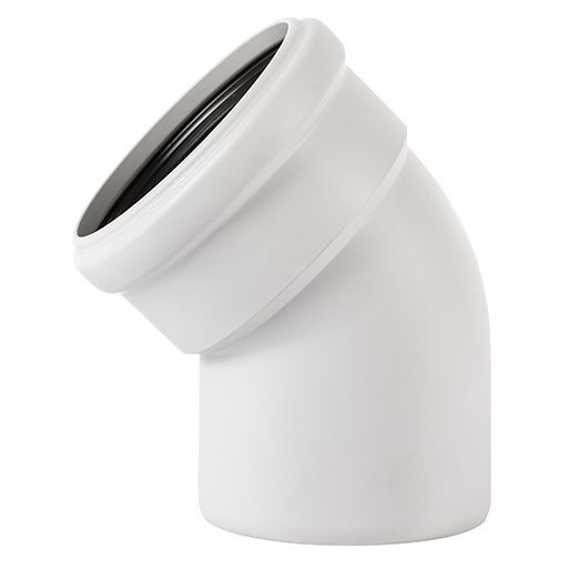 Отвод для бесшум. канализации SKВ DN58х45°, Ger