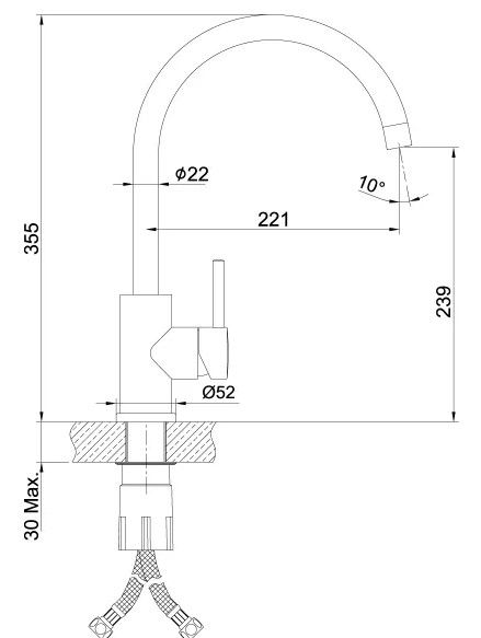 Смеситель для кухни EXPERT LEMARK