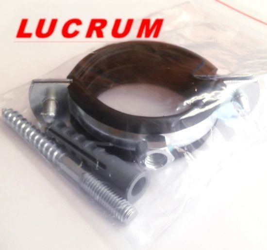 Хомут в комплекте  1 1/2" (47-52) М8 сантехнический ЛАКРУМ Хомут в комплекте  1 1/2" (47-52) М8 сантехнический ЛАКРУМ