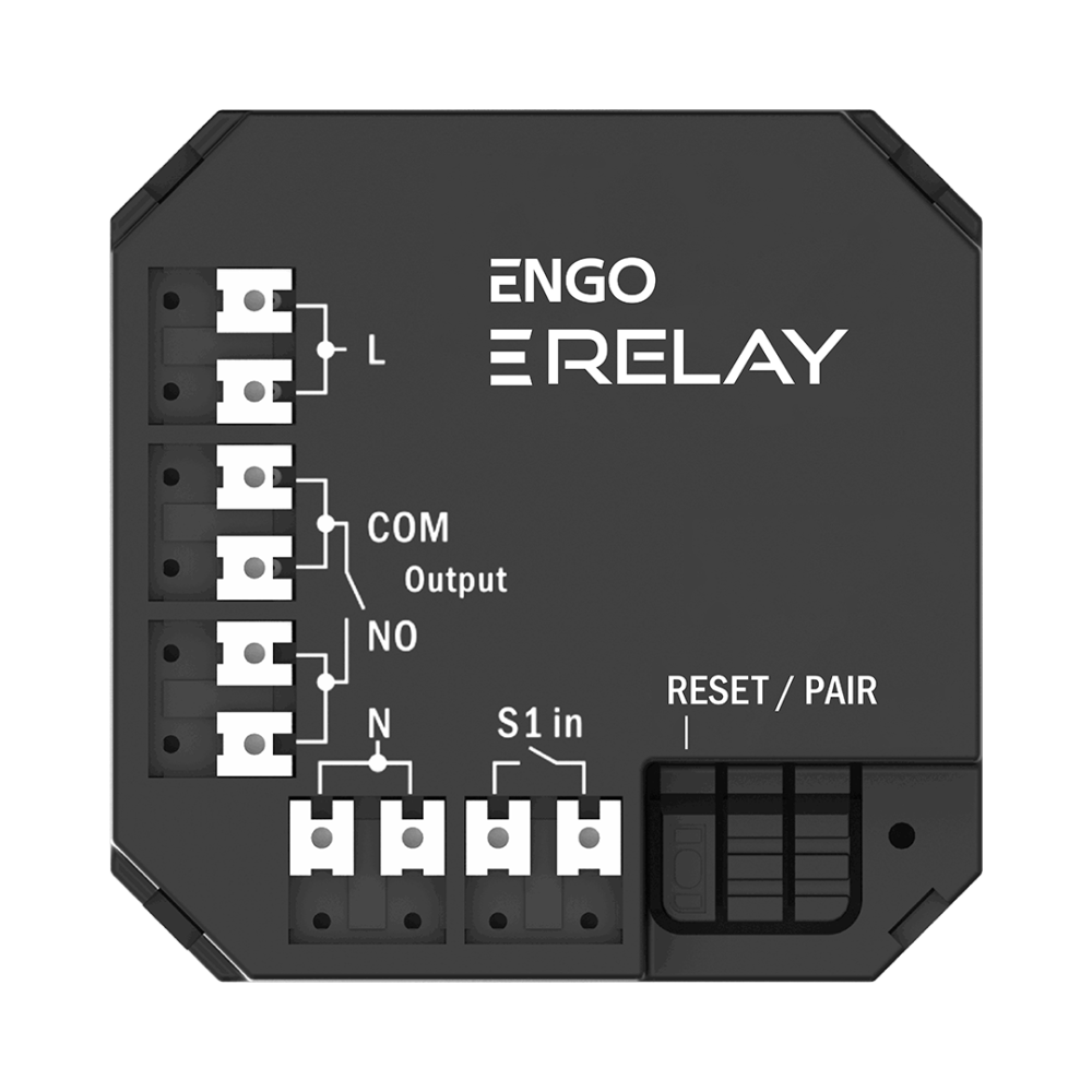 Модульное реле ZigBee 12A, сухой контакт, ENGO