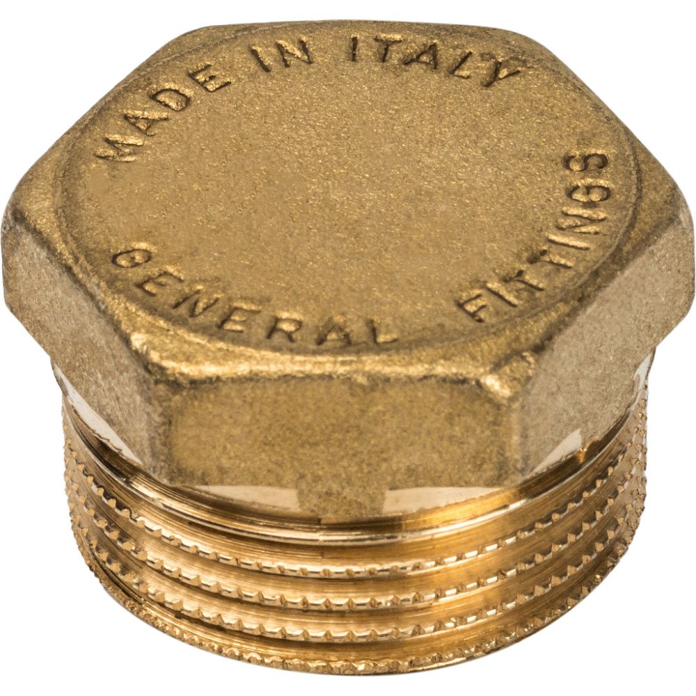 Заглушка НР  3/4 (латунь) STOUT