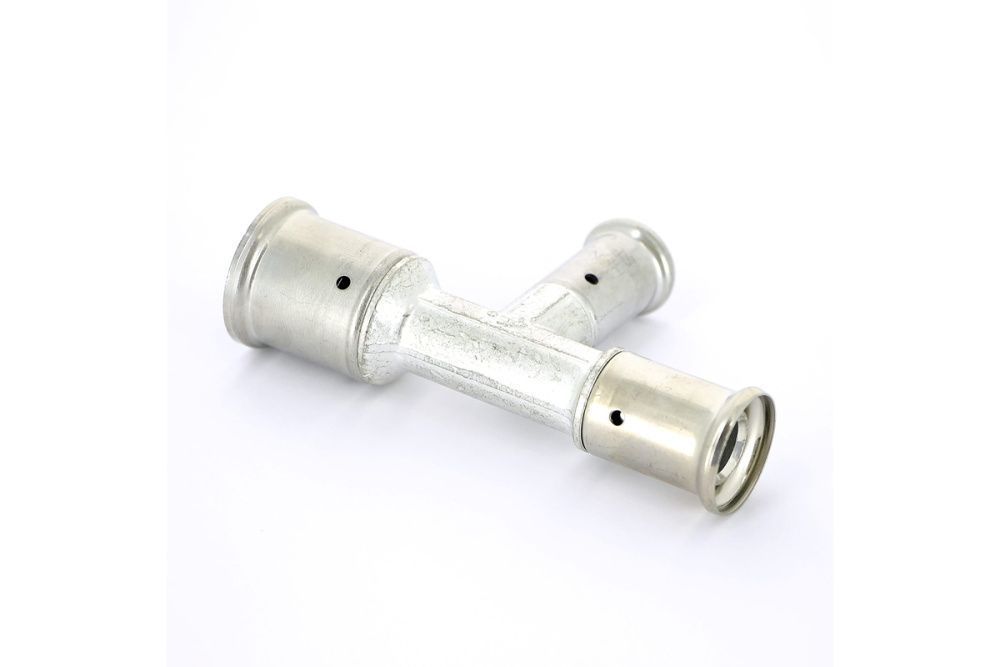 Тройник 26-16-20 латунь, пресс HENCO