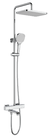 Душевая система для ванны с термостатом R22, хром, RAGLO