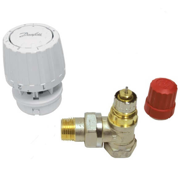 Комплект клапана RA-N-15 угл. и термоэлемента RTR 7090 (013G7013 + 013G7090) 