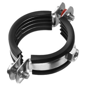 Хомут в комплекте 4" (110-114) М10 сантехнический (2шт) Хомут в комплекте 4" (110-114) М10 сантехнический (2шт)