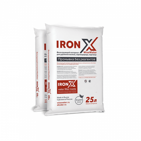 Наполнитель WiseWater ironX (меш 25 л)