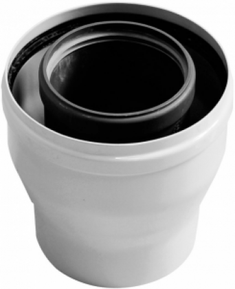 Муфта переходная DN60/100 на DN80/125  KRATS