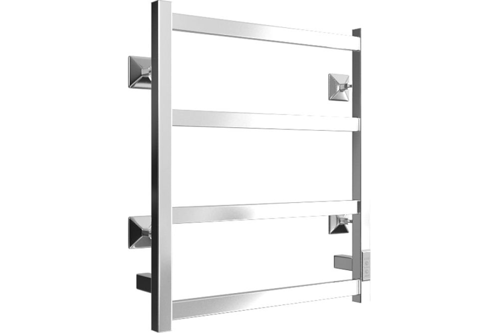 Полотенцесушитель J plaza neo 60/50 см Электрический хром ( К диммер квадрат Полированный) , ДВИН