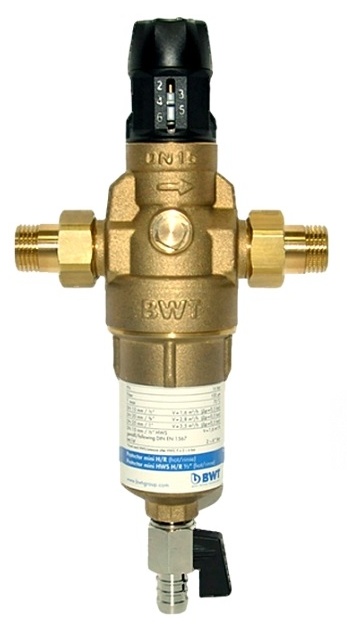Фильтр механической очистки горячей воды Protector mini H/R 1/2" HWS (с редукт.давл.) BWT
