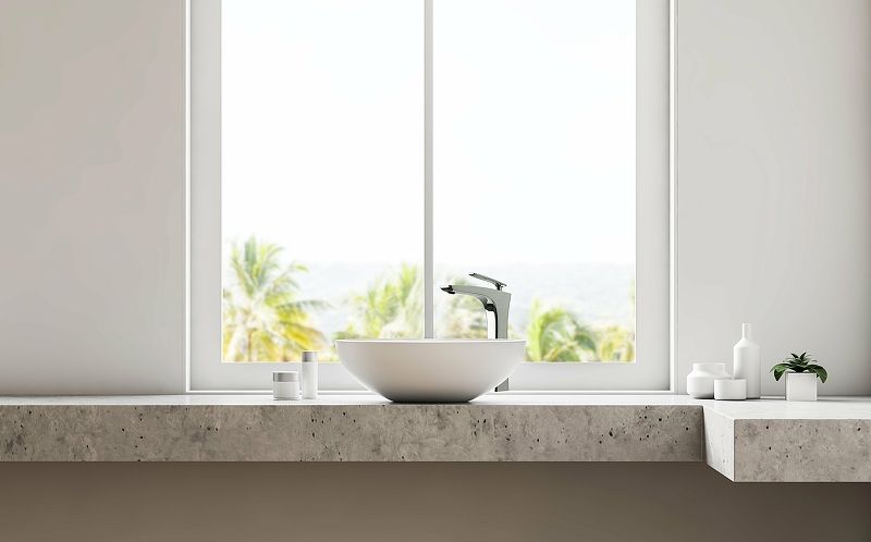 Смеситель для умывальника BELLARIO, монолитный, высокий, хром, LEMARK