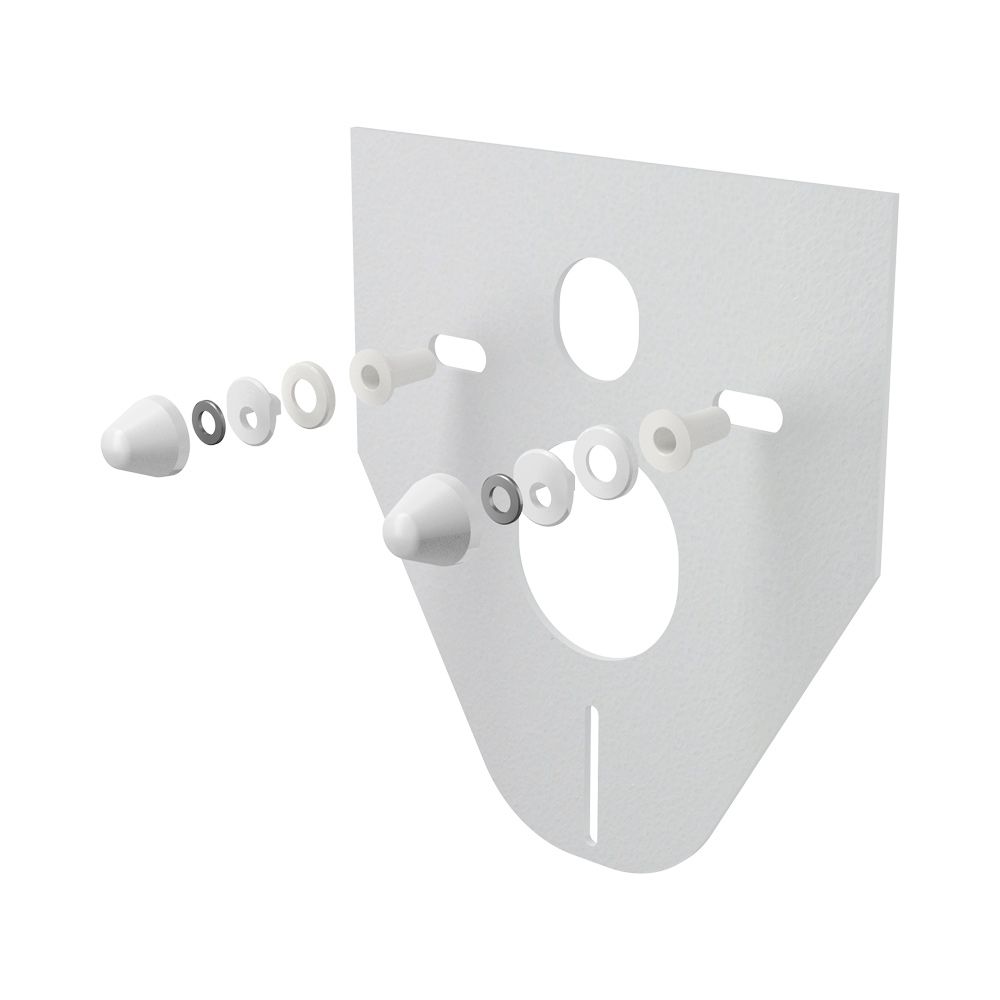 Набор инсталляции для унитаза 4 в 1 с кнопкой белой M570 Alcaplast