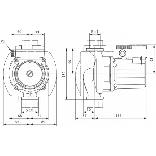 Насос TOP-S 25/13 DM PN6/10  WILO
