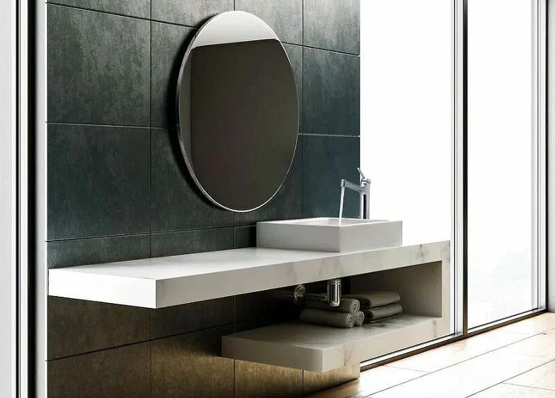 Смеситель для умывальника MINIMA высокий, монолитный, хром Lemark