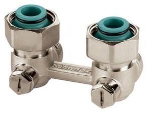 Узел нижнего подключения  E2/50 угловой, ВР3/4х3/4НР Simplex