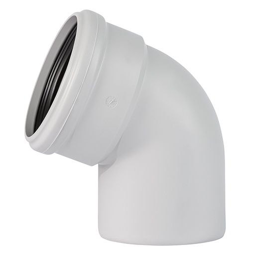 Отвод для бесшум. канализации SKВ DN58х67°, Ger