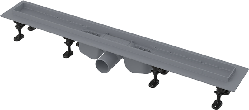 Водоотводящий  желоб с порогами для перфорированной решетки праст. 750 мм ALCA PLAST