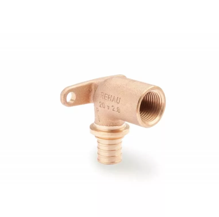 Угол 20-Rp3/4 ВР (корот) настен. под прибор, бронза RX Rehau