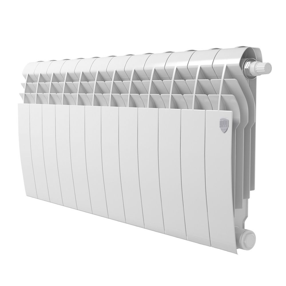 Радиатор биметал. BiLiner Bianco 350/87 12 секций (белый) Royal Thermo