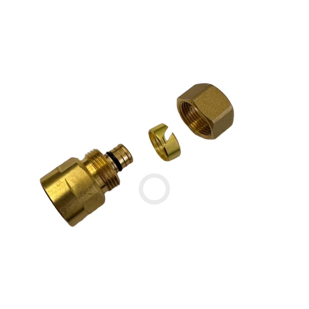 Соединитель свинчиваемый 14х1/2 ВР латунный KAN-therm ULTRALINE